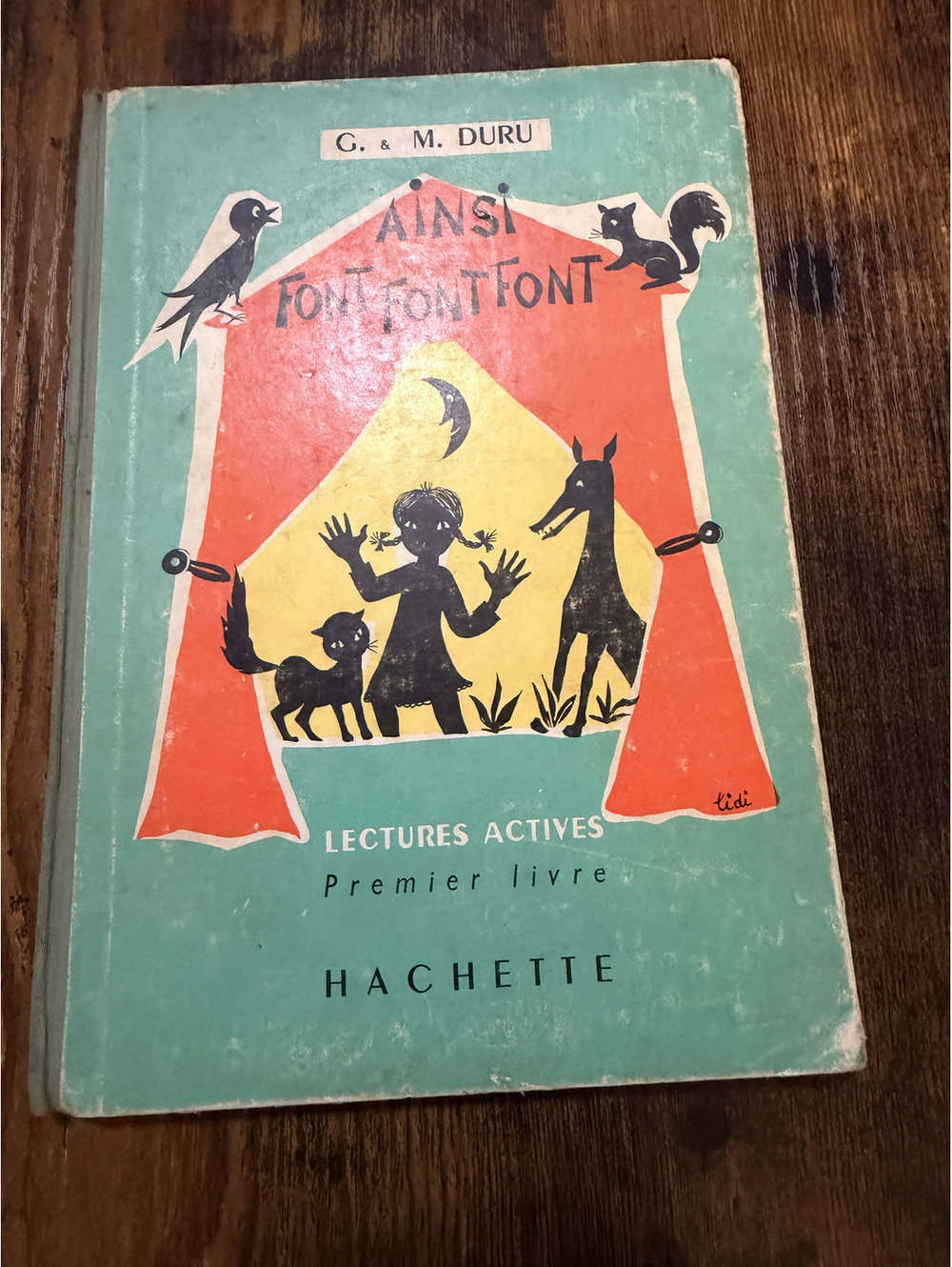 Ainsi Font Font Lectures Actives Premier Livre1955 Hachette French School Reader